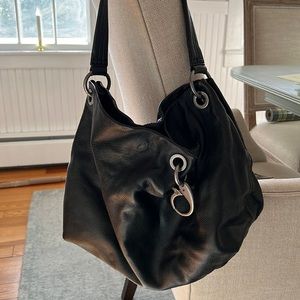 Simply Vera Wang leather hobo shoulder bag